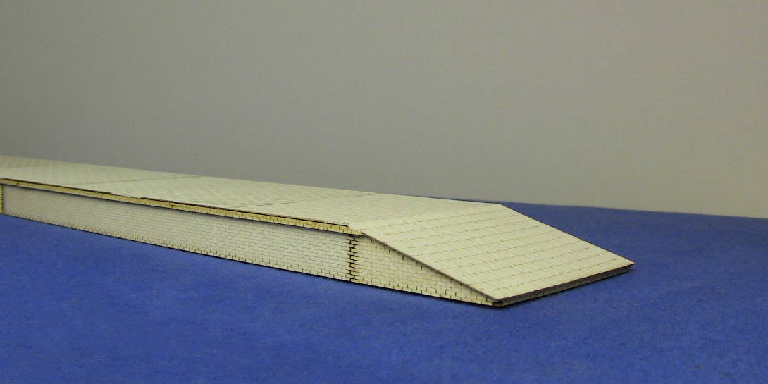 B 00-07 OO gauge 614mm long station platform