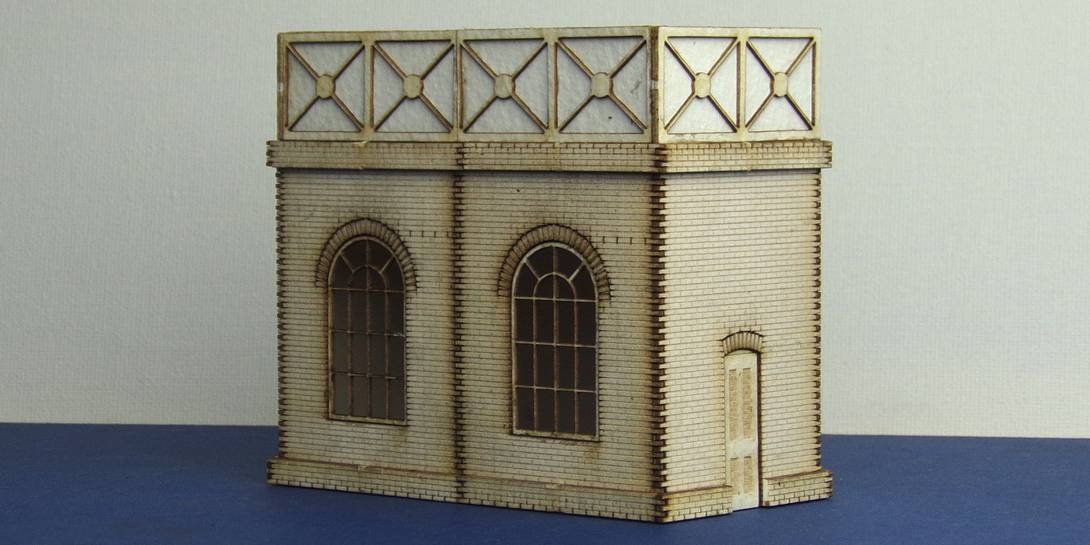 B 00-20 OO gauge water tower