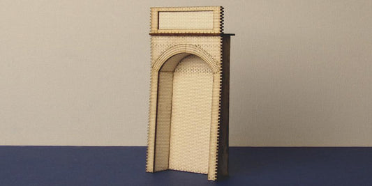 B 00-25 OO gauge retaining wall unit