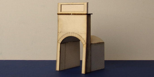 B 00-26 OO gauge retaining wall communication tunnel