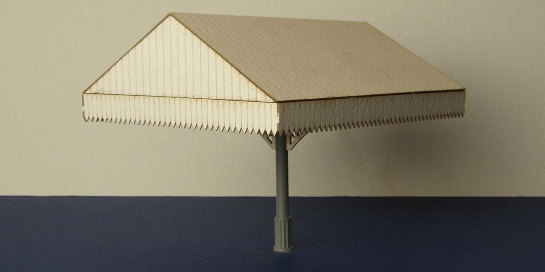 B 70-09E O gauge canopy - end section