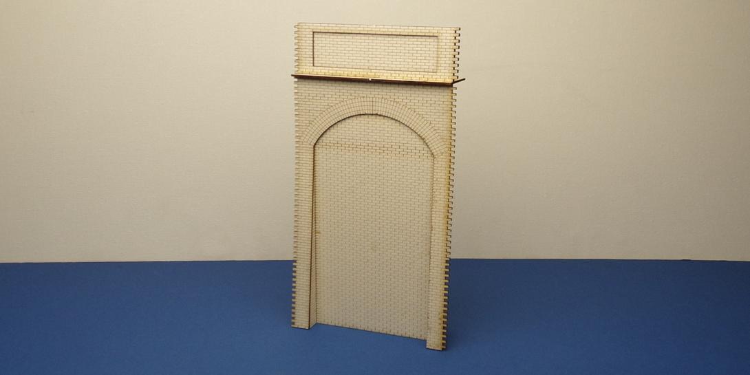 B 70-17 O gauge retaining wall unit