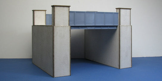 B 70-20 O gauge brick and steel bridge