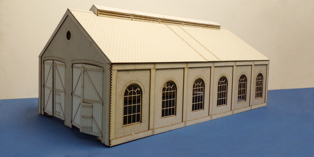 B 70-23 O gauge double road engine shed