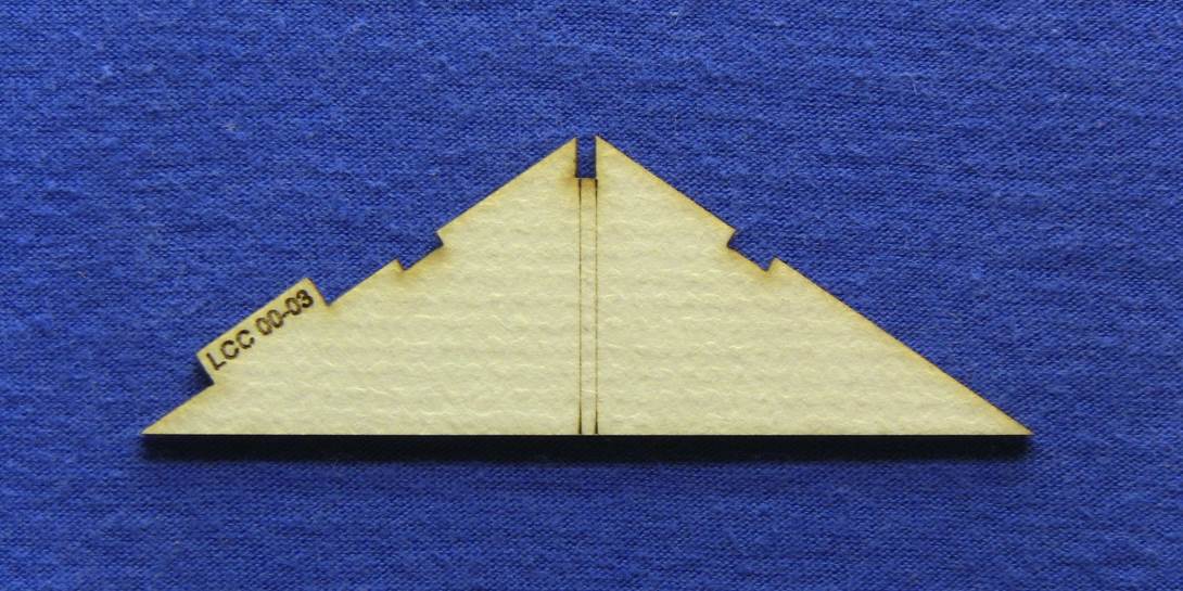 LCC 00-03 OO gauge standard size roof support