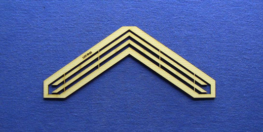 LCC 00-22 OO gauge kit of 2 large gable barge boards