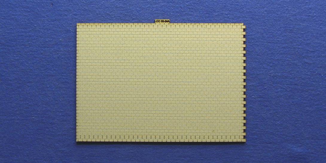 LCC 00-24A OO gauge roof tiles expansion with right side interlocking