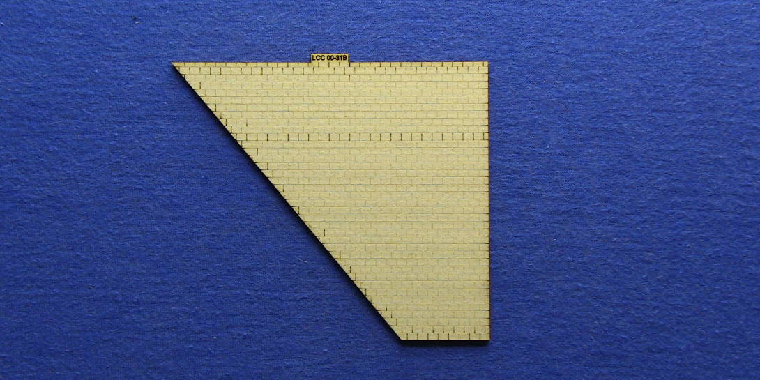 LCC 00-31B OO gauge large cross left roof extension panel