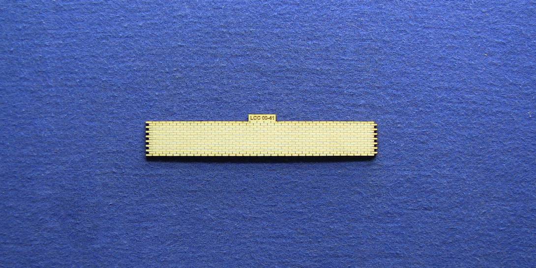 LCC 00-41 OO gauge brick platform wall - 99m