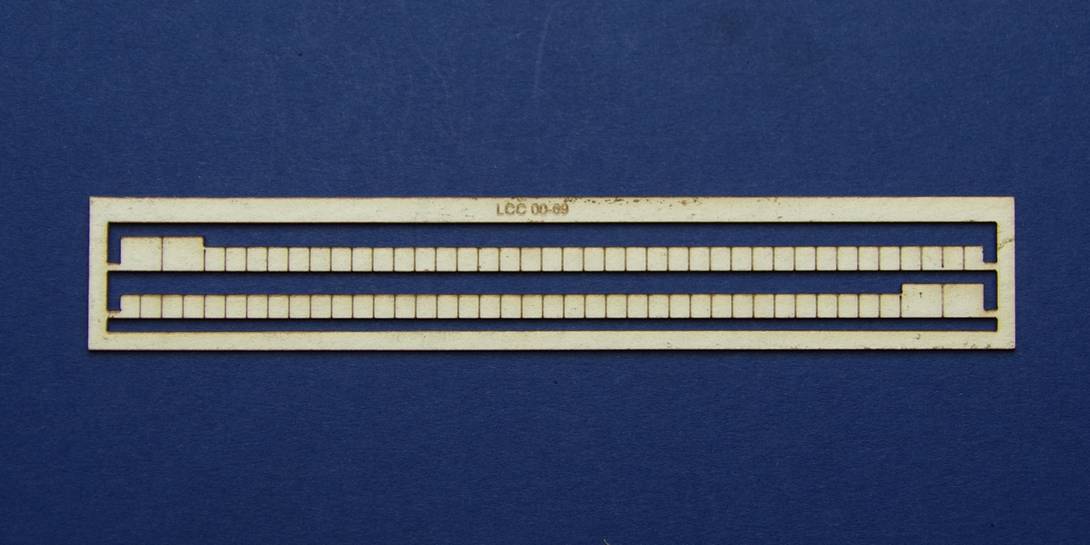 LCC 00-69 OO gauge brick arch top decoration strips