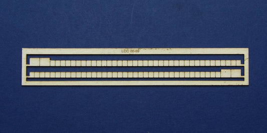 LCC 00-69 OO gauge brick arch top decoration strips