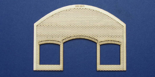 LCC 00-71 OO gauge brick under arch - industrial type 2