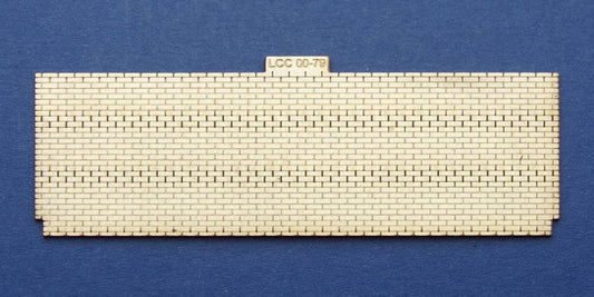 LCC 00-79 OO gauge brick overbridge parapet