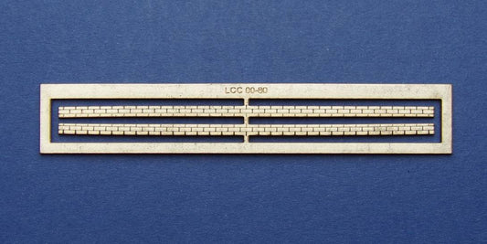 LCC 00-80 OO gauge brick decoration for bridge parapet