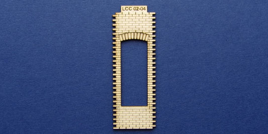 LCC 02-04 OO gauge single square window panel type 1