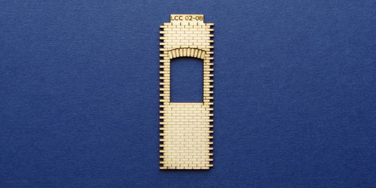 LCC 02-08 OO gauge single square window panel type 3