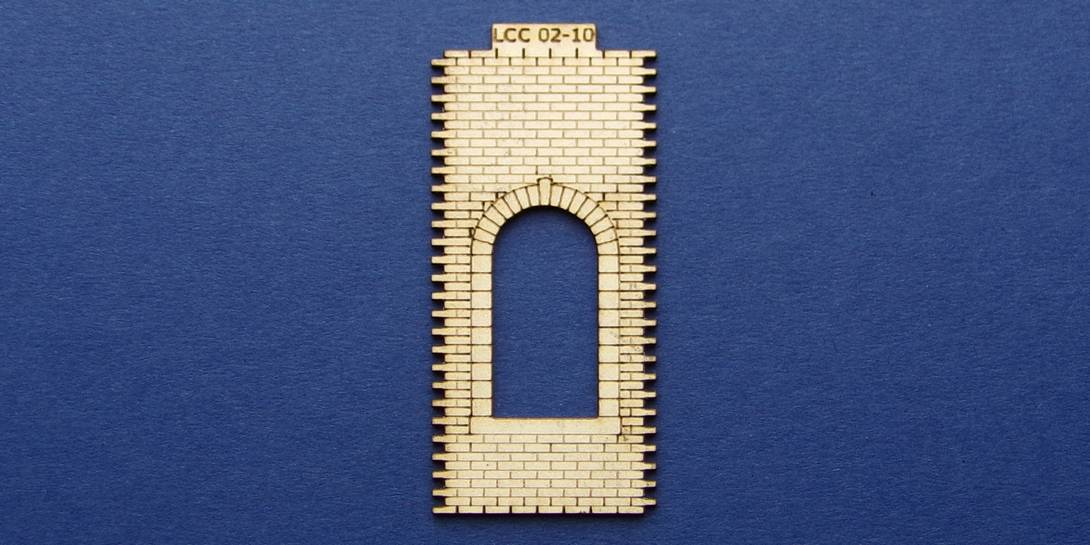 LCC 02-10 OO gauge single round window panel