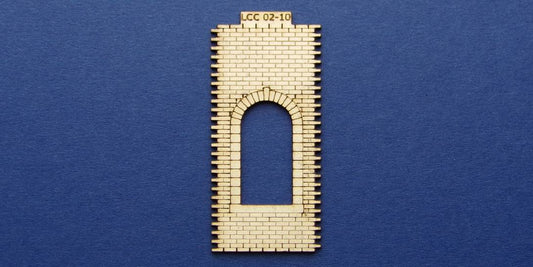 LCC 02-10 OO gauge single round window panel