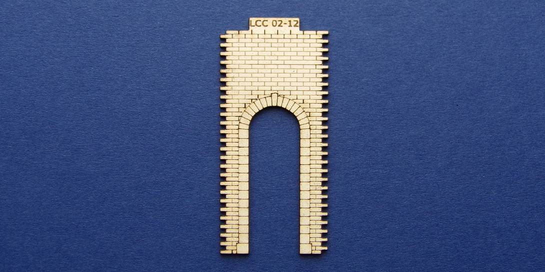 LCC 02-12 OO gauge single round door panel