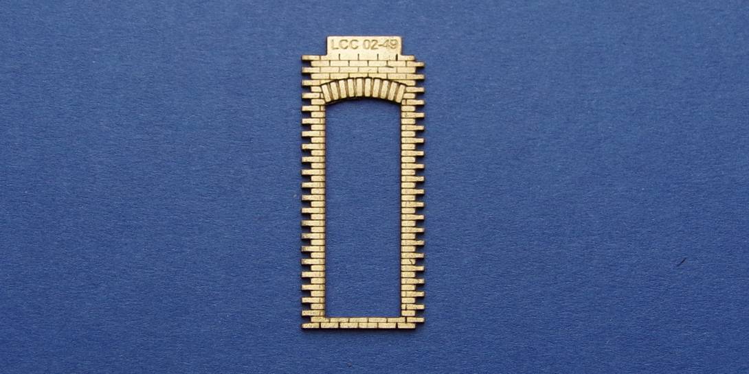 LCC 02-49 OO gauge single square door panel type 3