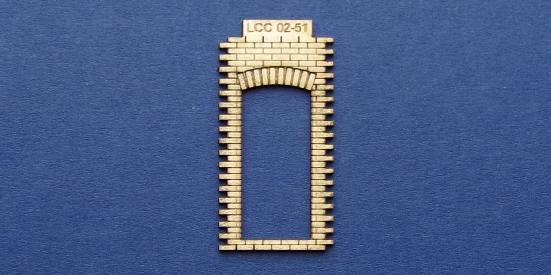 LCC 02-51 OO gauge single square door panel type 4