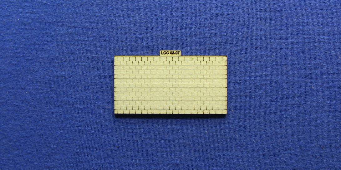 LCC 03-07 OO gauge small signal box roof tiles panel