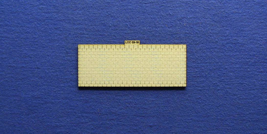 LCC 03-18 OO gauge medium signal box roof tiles panel