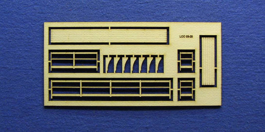 LCC 03-20 OO gauge medium signal box balcony