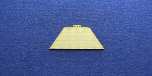 LCC 03-29 OO gauge medium signal box hipped roof tile panel