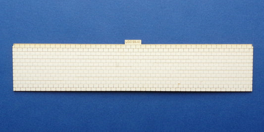 LCC 03-40 OO gauge large signal box roof tiles panel