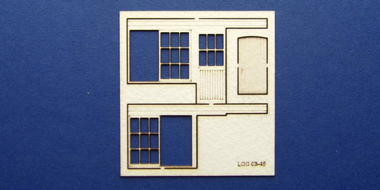 LCC 03-46 OO gauge set of windows for 03-13 type 1