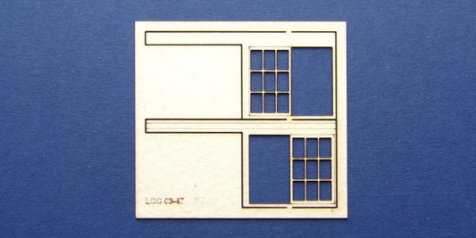 LCC 03-47 OO gauge set of windows for 03-14 type 1