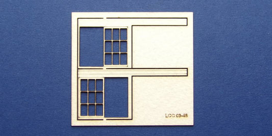 LCC 03-48 OO gauge set of windows for 03-15 type 1