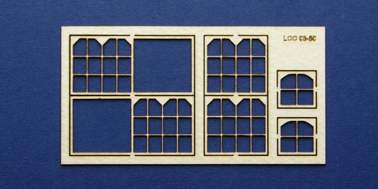 LCC 03-50 OO gauge set of windows for 03-21 type 2