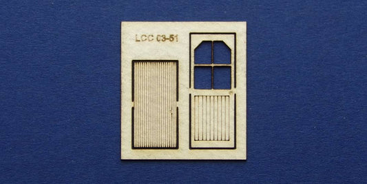 LCC 03-51 OO gauge set of doors for 03-22 and 03-23