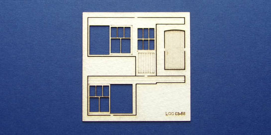 LCC 03-56 OO gauge set of windows for 03-02 type 3