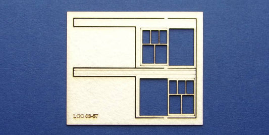 LCC 03-57 OO gauge set of windows for 03-03 type 3