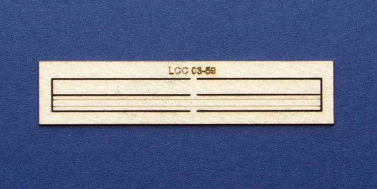 LCC 03-59 OO gauge wooden wall for 03-05