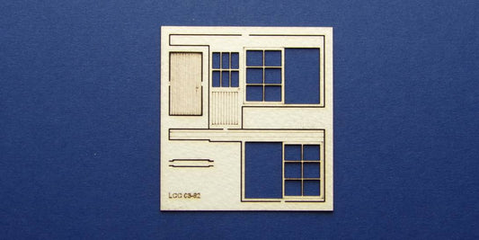 LCC 03-62 OO gauge set of windows and doors for 03-34 type 4