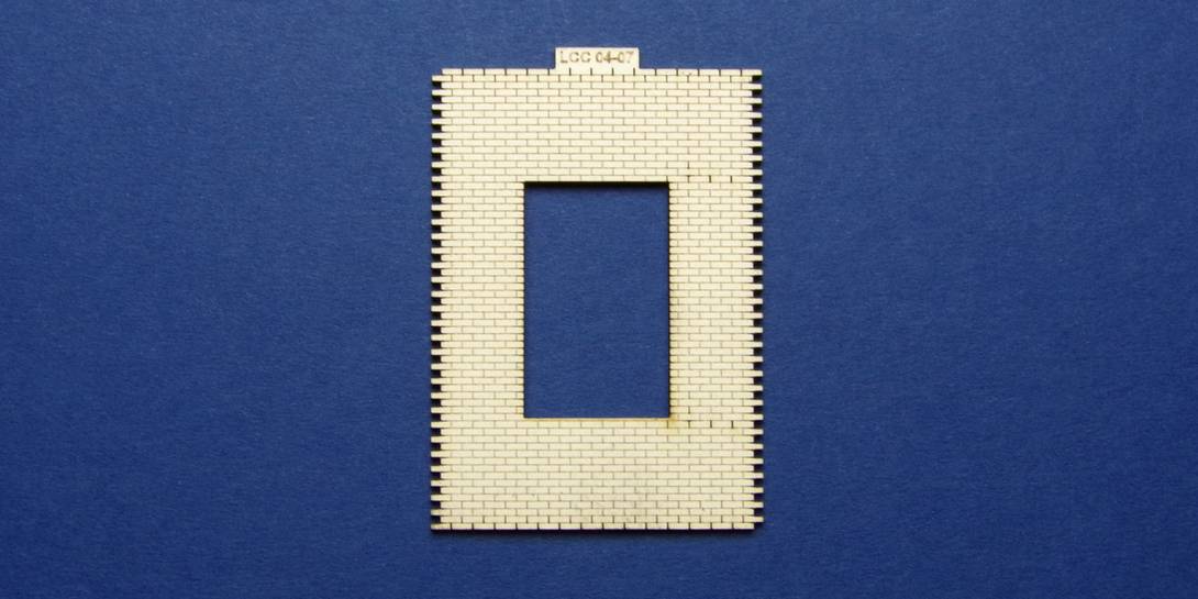 LCC 04-07 OO gauge industrial window panel type 2