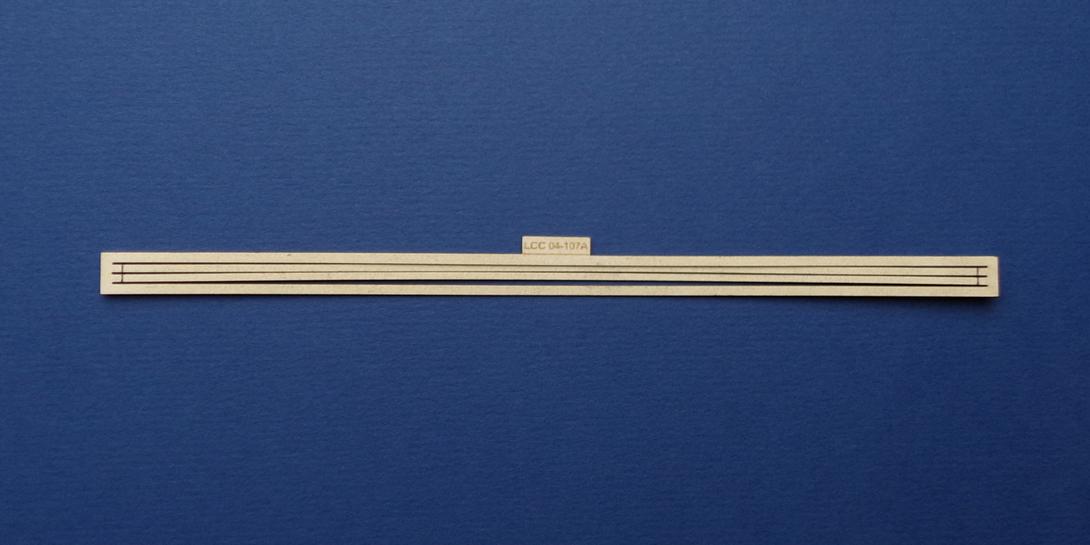 LCC 04-107A OO gauge north light style engine shed roof fill in strips