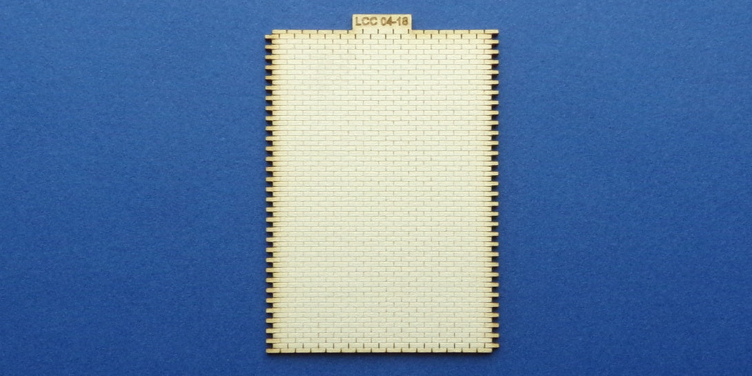 LCC 04-18 OO gauge industrial building blank panel