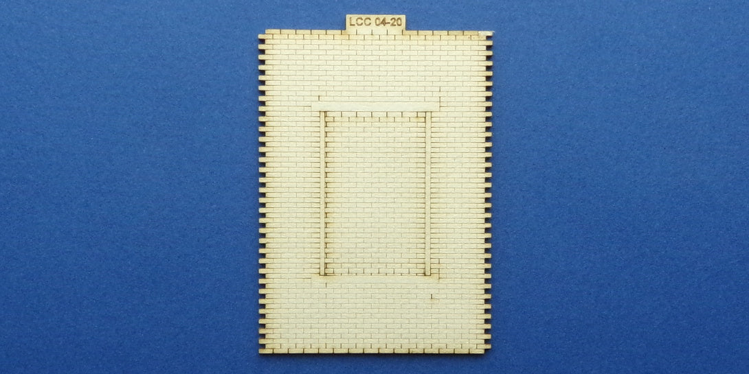 LCC 04-20 OO gauge dummy square window panel