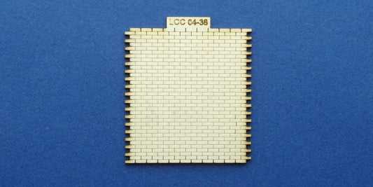 LCC 04-38 OO gauge wall for goods shed office