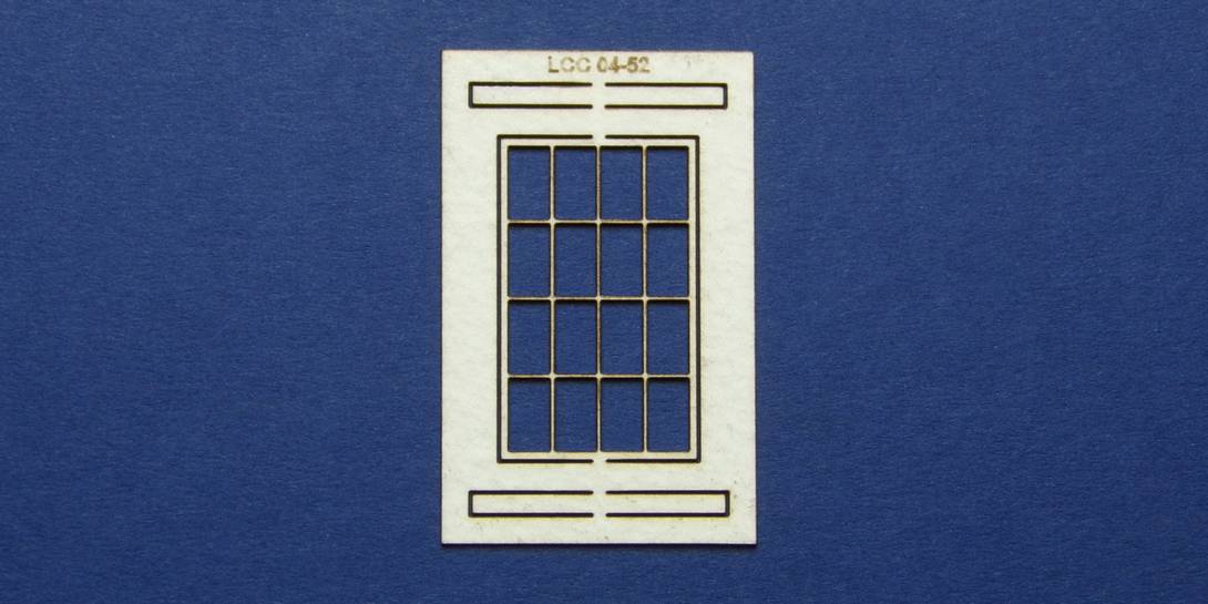 LCC 04-52 OO gauge square industrial window