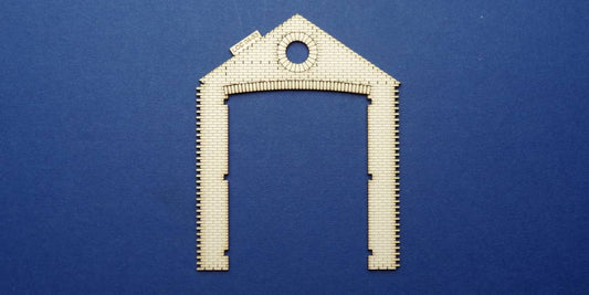 LCC 04-53 OO gauge round engine shed extension door panel