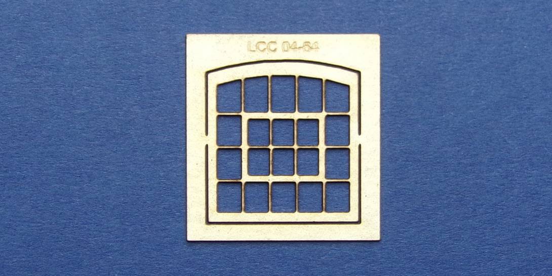 LCC 04-64 OO gauge warehouse window type 2