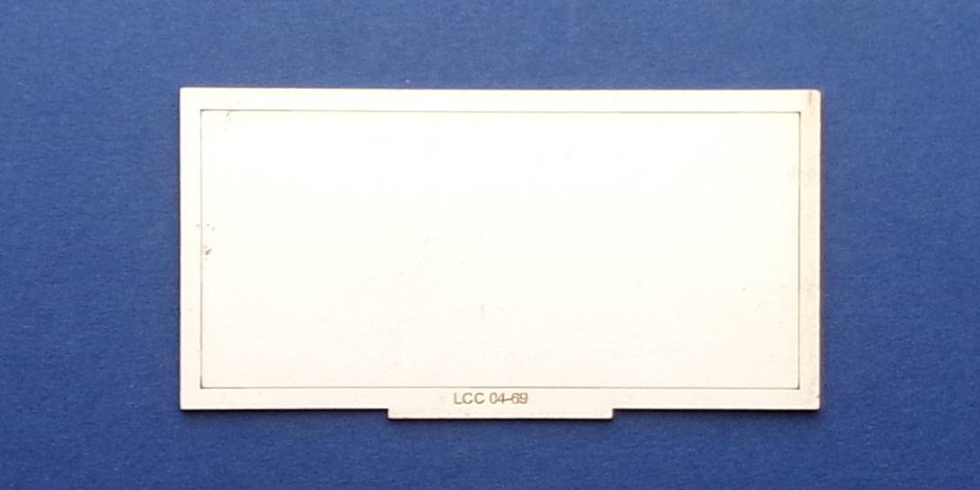 LCC 04-69 OO gauge industrial floor -  small rectangular panel with notch