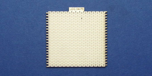 LCC 04-76 OO gauge industrial office back panel - sloped