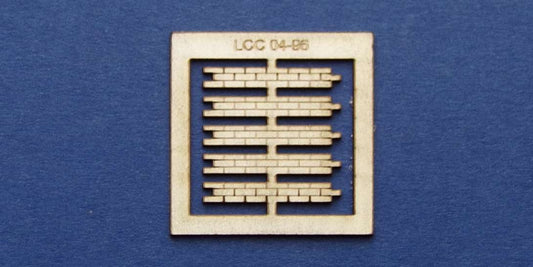 LCC 04-96 OO gauge brick chimney top decoration strips